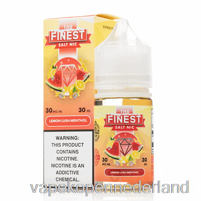 Vape Nederland Citroen Weelderige Menthol - De Beste Snoepeditie Zout Nic - 30ml 50mg